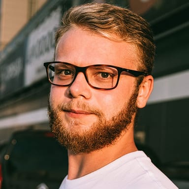 Portrait of a finance lead at a manufacturing business